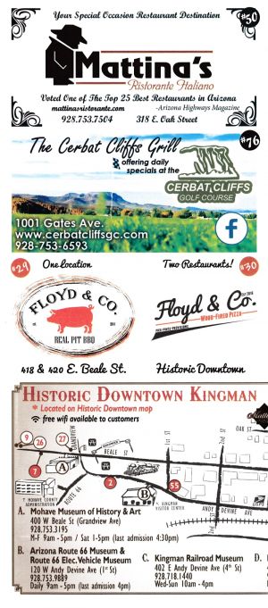 Kingman Dining Guide brochure thumbnail