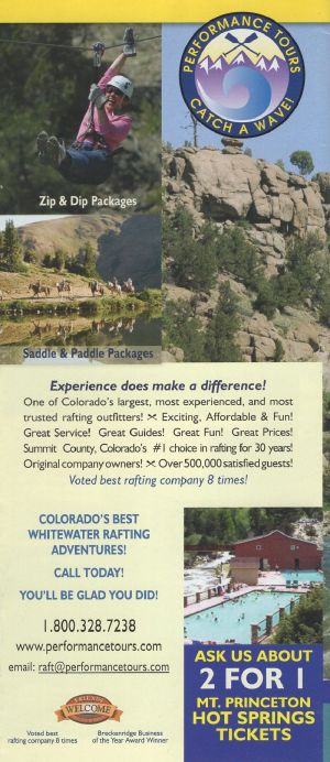 Performance Tours brochure thumbnail