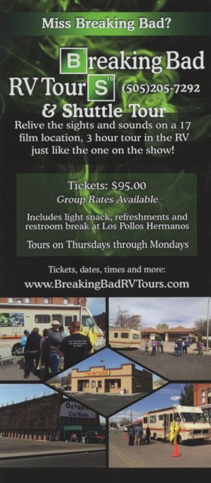 Breaking Bad RV Tours brochure thumbnail