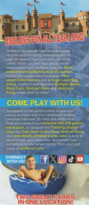 Golfland/Sunsplash brochure thumbnail