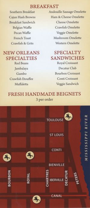 Cafe Beignet New Orleans brochure thumbnail