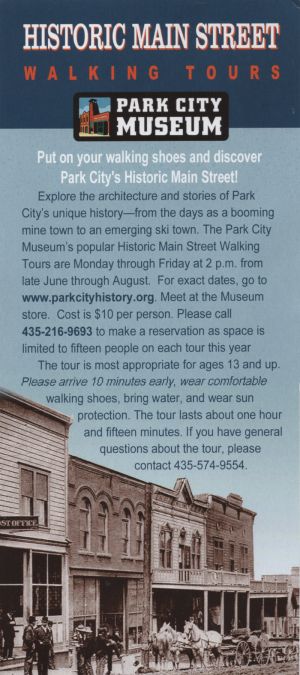 Glenwood Cemetary Tours brochure thumbnail