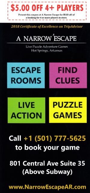 A Narrow Escape brochure thumbnail