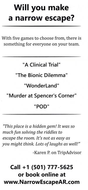 A Narrow Escape brochure thumbnail