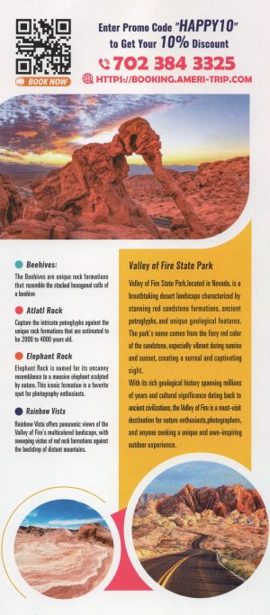 Valley Of Fire Tour brochure thumbnail