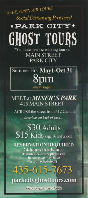 Park City Ghost Tours brochure thumbnail
