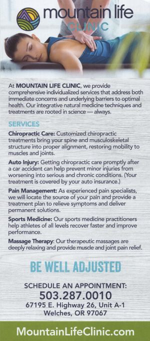 Mountain Life Clinic brochure thumbnail