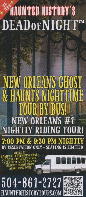 Hauted History's Dead of Night brochure thumbnail