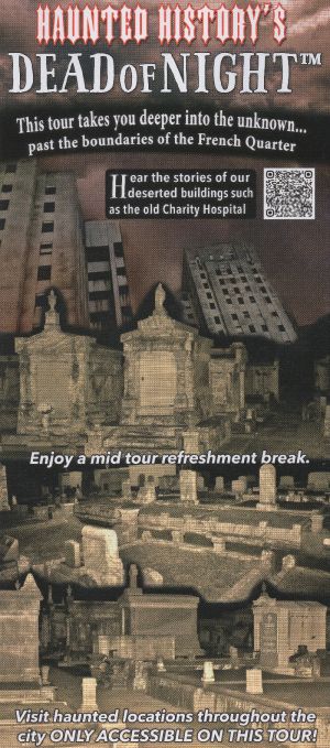 Hauted History's Dead of Night brochure thumbnail