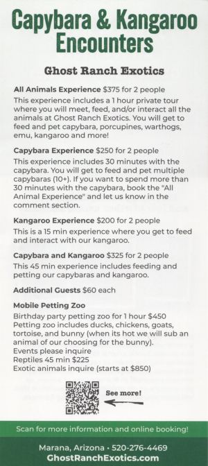 Ghost Ranch Exotics brochure thumbnail