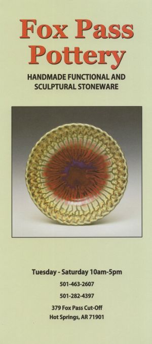 Fox Pass Pottery brochure thumbnail