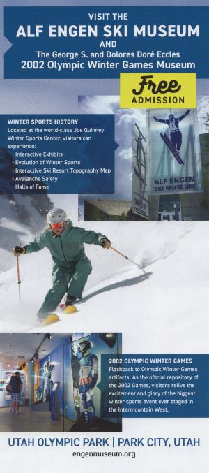Alf Engen Ski Museum brochure thumbnail