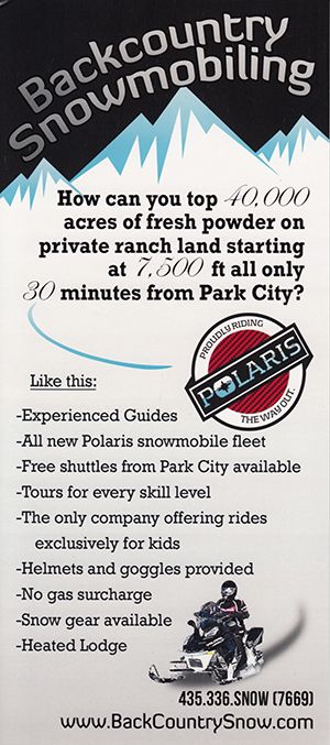 Backcountry Snowmobiling brochure thumbnail