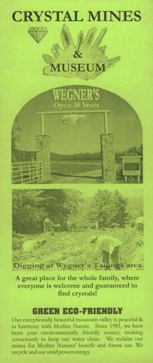 Wegner Phantom Crystal Mines brochure thumbnail