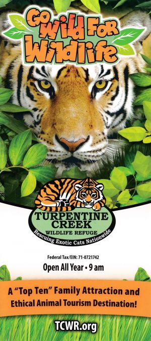 Turpentine Creek Wildlife Refuge brochure thumbnail
