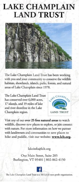 Lake Champlain Land Trust brochure thumbnail