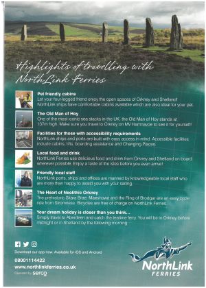 NorthLink Ferries to Orkney & Shetland brochure thumbnail
