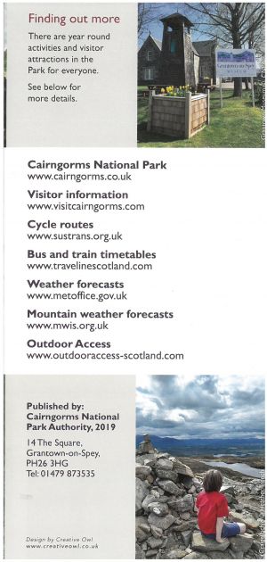 Cairngorms National Park - Welcome Map brochure thumbnail