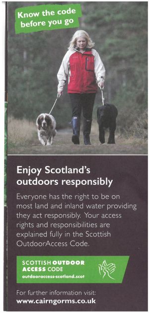 Cairngorms National Park - Tread Lightly in the Park brochure full size