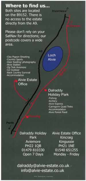 Alvie & Dalraddy Estates Activities brochure full size