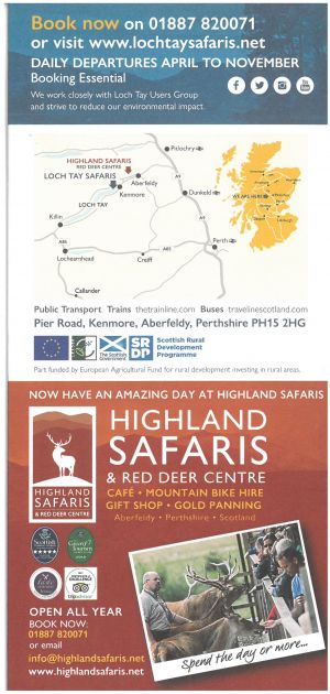 Loch Tay Safaris brochure thumbnail
