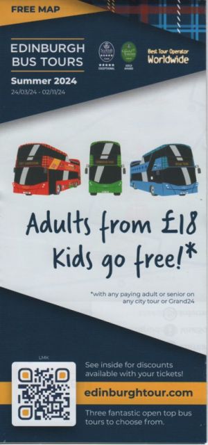 Edinburgh Bus Tours brochure full size