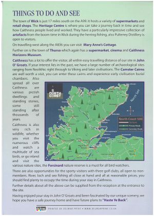 John O'Groats Caravan & Camping Site brochure thumbnail
