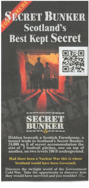 Scotland's Secret Bunker brochure full size