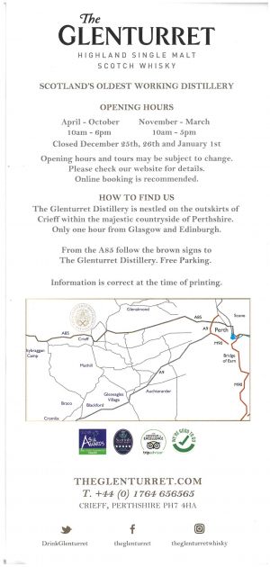 The Glenturret Distillery brochure thumbnail