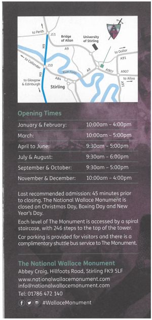 The National Wallace Monument brochure thumbnail