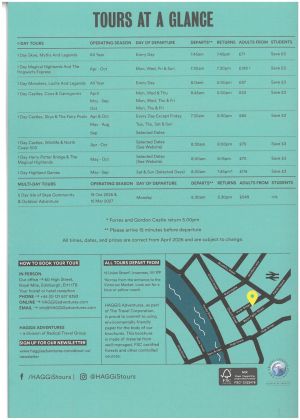 Tours of Scotland brochure thumbnail