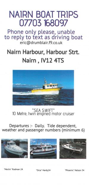 Nairn Boat Trips brochure thumbnail