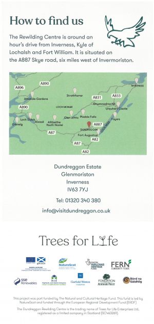 Dundreggan Rewilding Centre brochure full size