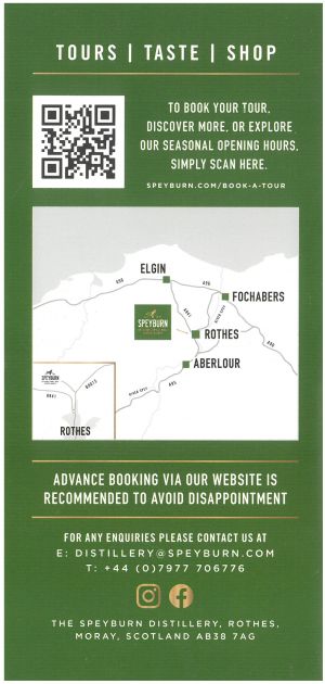 Speyburn Distillery brochure thumbnail