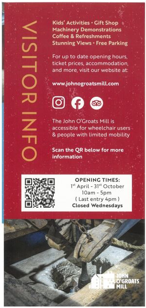 John O'Groats Mill brochure thumbnail