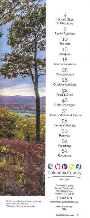 Columbia County Visitors & Dining & Fun Guide brochure thumbnail