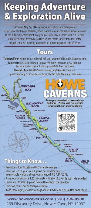 Howe Caverns brochure full size