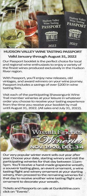 Shawan Gunk Wine Trail brochure thumbnail