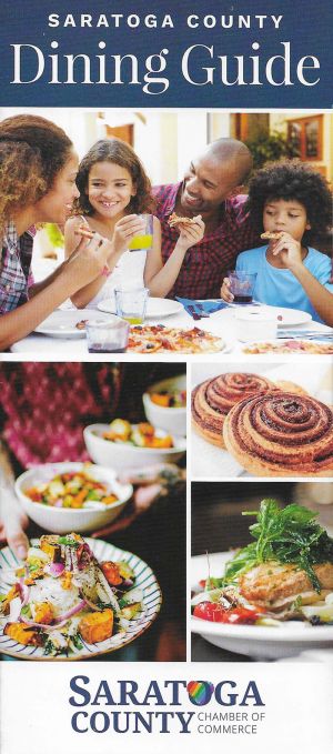 Saratoga County Dining Guide brochure full size