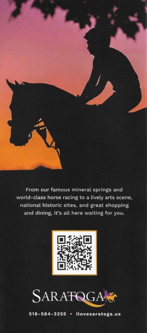 Saratoga County Dining Guide brochure full size