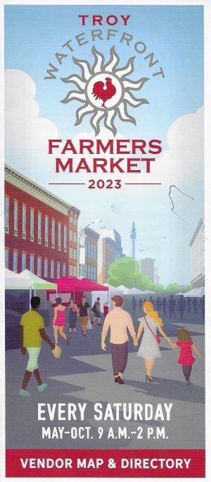 Troy Waterfront Farmers Market brochure full size