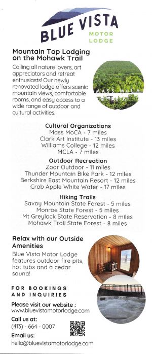 Blue Vista Motor Lodge brochure thumbnail