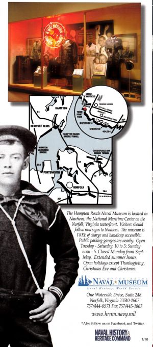 Hampton Roads Naval Museum brochure thumbnail