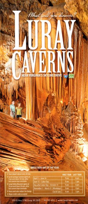 Luray Caverns brochure thumbnail
