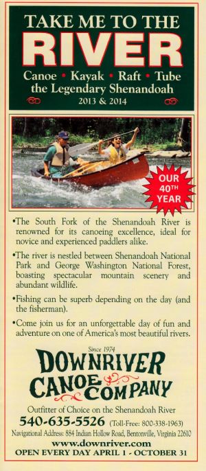Downriver Canoe Company brochure full size