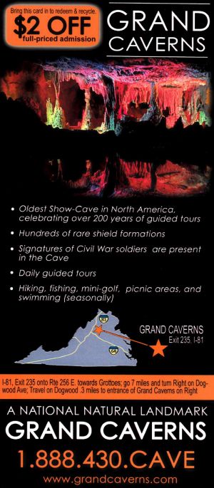 Grand Caverns brochure thumbnail