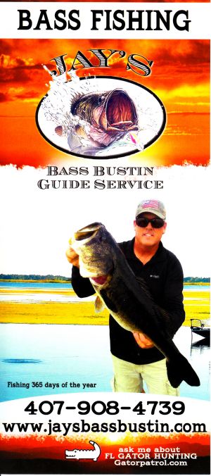 Jay's Bass Bustin Guide Service brochure thumbnail
