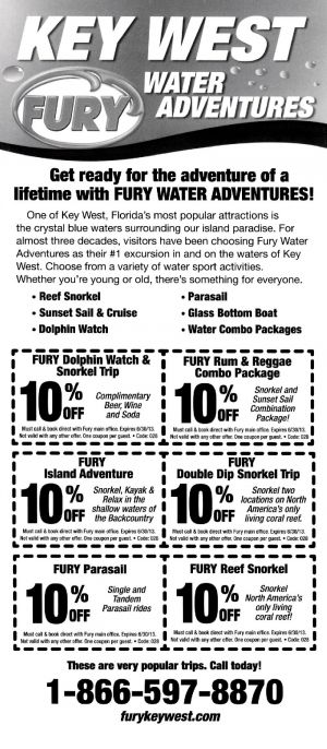 Fury Key West Water Adventures brochure thumbnail