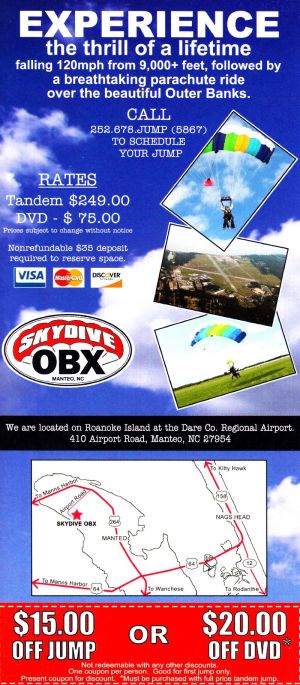 Skydive OBX brochure thumbnail