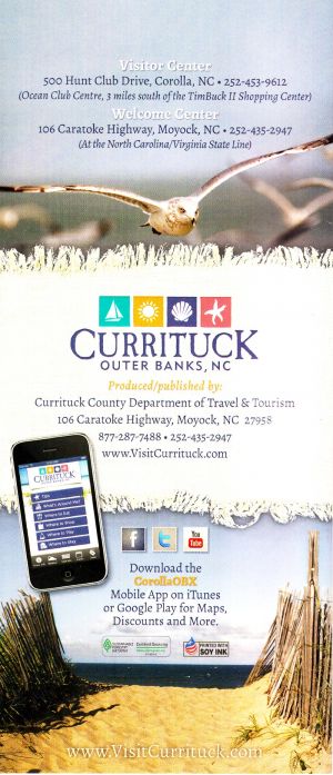 Currituck Outer Banks, NC brochure thumbnail